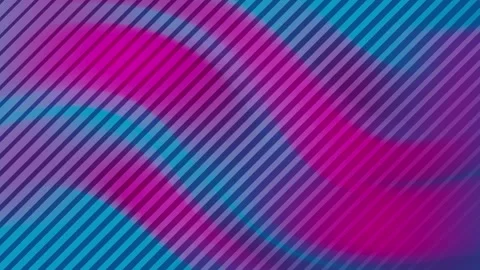 Magenta blue background with line pattern, 4K seamless loop animation 库存影片 297668337