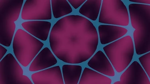 Magenta Blue Geometric Pattern Seamless Loop Stock Footage 340523486