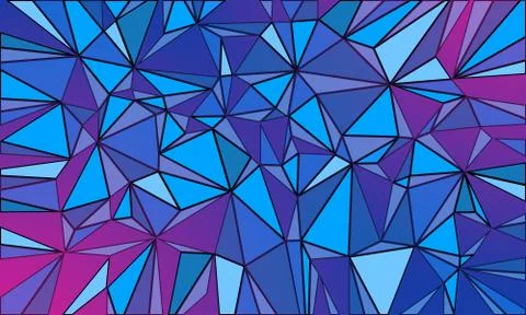 Magenta blue triangle abstract background Christmas and New year Stock Illustration