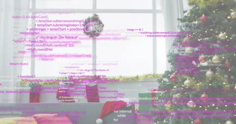 Magenta code lines starting scrolling glitching shifting pulsing for coding Stock Footage 318758646