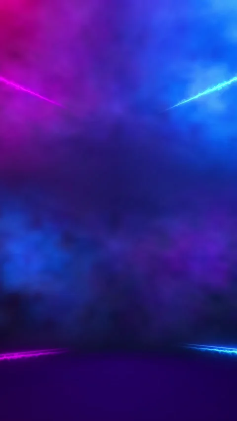 Magenta cyan electric border background smoky blur, glowing corner streaks, dram Stock Footage 340417868