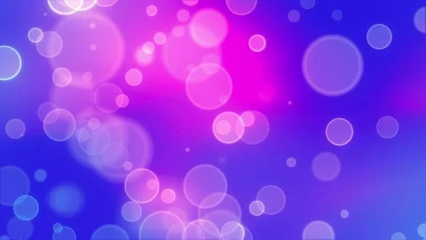 Magenta dark blue bokeh particles background, glowing spheres seamless loop, 4k Stock Footage 334054714