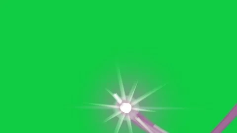Magenta disk appearing on transparent as pink-purple ribbon emerging, looping, Stock Footage 341869640