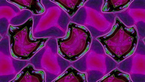 Magenta Fields with Emerald Cores Stock Footage 329140050