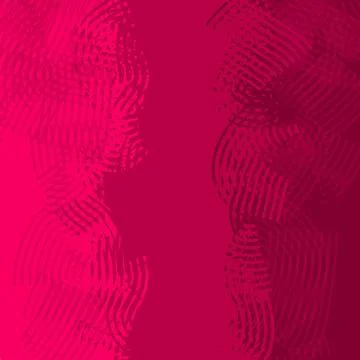 Magenta Fingerprint Texture Abstract Background Stock Illustration