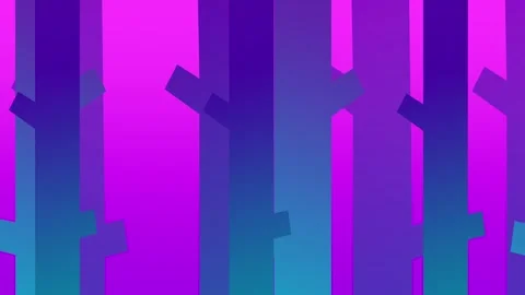 Magenta Forest with Gradient Trees Stock Footage 335633315