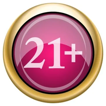 Magenta glossy icon Stock Illustration