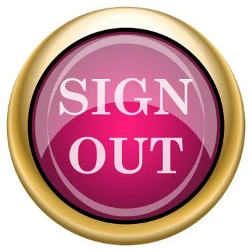 Magenta glossy icon Stock Illustration