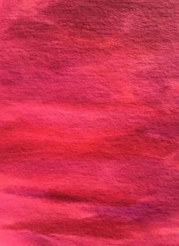 Magenta Hot Pink Raspberry Red Watercolor Wash Background Texture Pattern Stock Illustration