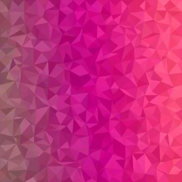 Magenta irregular triangle mosaic background Illustrazione stock