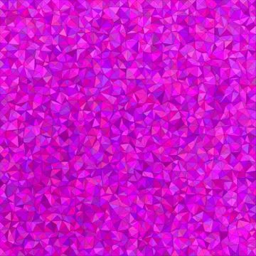 Magenta irregular triangle mosaic background Stock Illustration