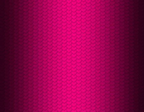 Magenta, light and dark gradient snake skin pattern, heart shape scale 库存插图