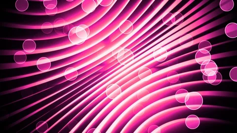 Magenta Lights in the Round Stock Footage 97402598