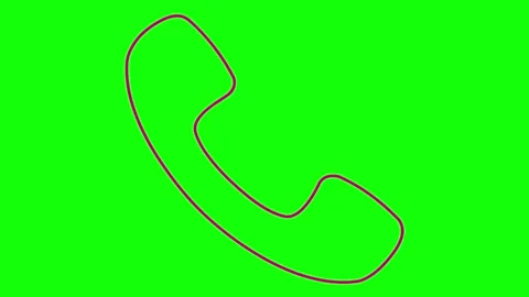 Magenta line phone green Stock Footage 252196859