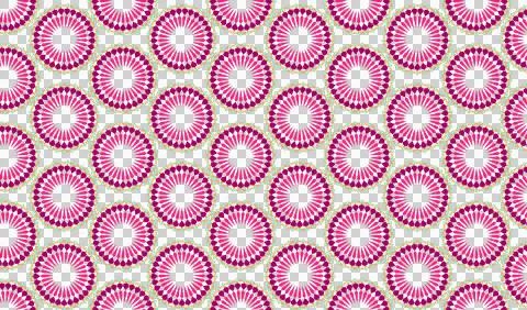 Magenta mandala seamless pattern vector background Illustrazione stock