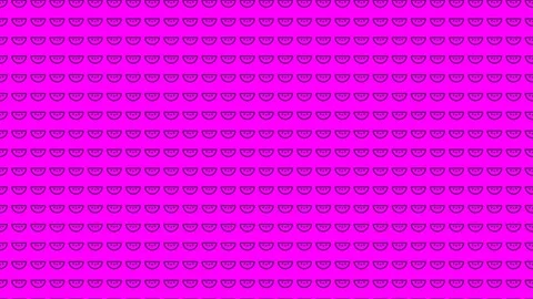 Magenta Minimalist Curved Line Pattern Loop Video stock 342586034