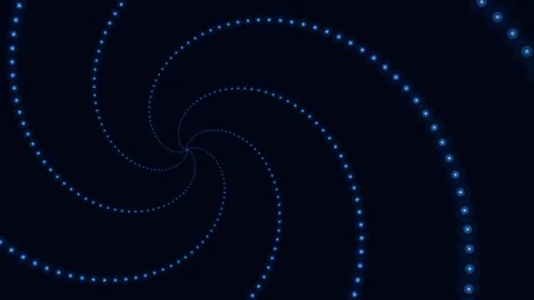 Magenta Particle Vortex Glowing Blue Cosmic Spiral Motion Graphic Stock Footage 341834441
