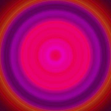 Magenta &amp; Purple Concentric Circle Gradient Art – Abstract Radial Geometry 스톡 일러스트