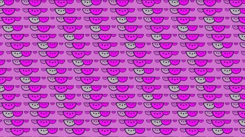 Magenta Purple Retro Wave Pattern Background Video stock 342585121