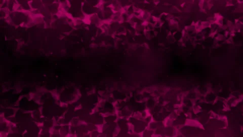 Magenta red plexus Abstract moving dots and lines,Technology background Video stock 295937369