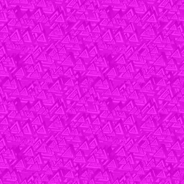 Magenta seamless triangle pattern background Stock Illustration
