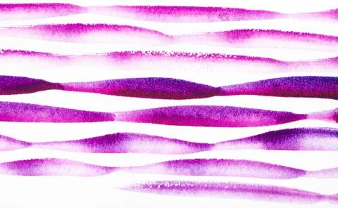 Magenta waves on surface of sea Illustrazione stock
