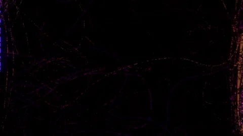 Magenta Yellow Light Flow Lines Stock Footage 326719892
