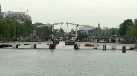 Magere Brug, Amsterdam Stock Footage 52920990
