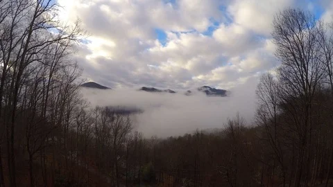 Maggie Valley Cloud Timelapse Stock Footage 89983333