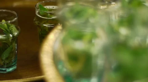 Maghreb Mint Tea 스톡 동영상 53503512
