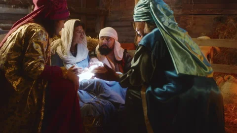 Birth Of Jesus Stock Footage ~ Royalty Free Stock Videos | Pond5