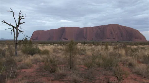 Magic of Aboriginal Uluru Stock Footage 44541938