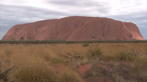 Magic of Aboriginal Uluru Stock Footage 44755469