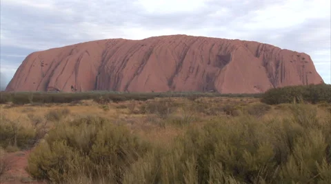 Magic of Aboriginal Uluru Stock-Footage 44758475