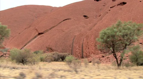 Magic of Aboriginal Uluru Stock Footage 44760031