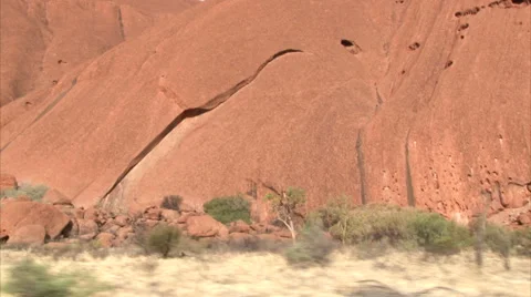 Magic of Aboriginal Uluru Stock Footage 44760189
