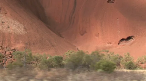 Magic of Aboriginal Uluru Stock Footage 45797540