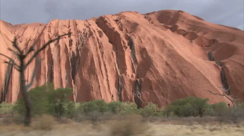 Magic of Aboriginal Uluru Stock Footage 45797768