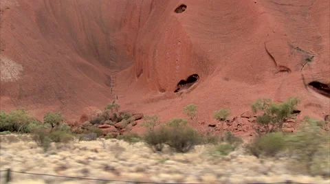 Magic of Aboriginal Uluru Stock Footage 47192482