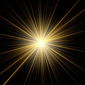 Magic abstract background in a bright yellow color Stock Illustration