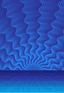 Magic abstract background with rays of light Stock Illustration