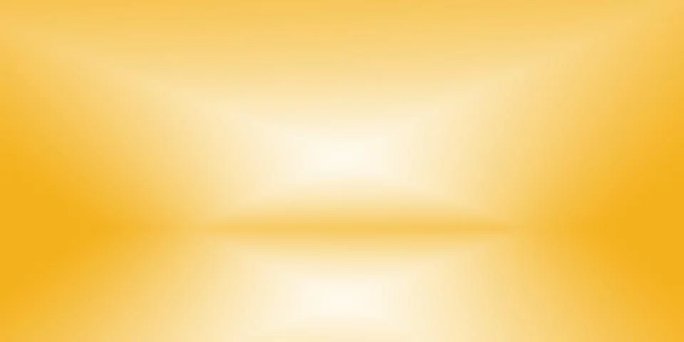 Magic abstract soft colors of shining yellow gradient studio background. Stock Illustration