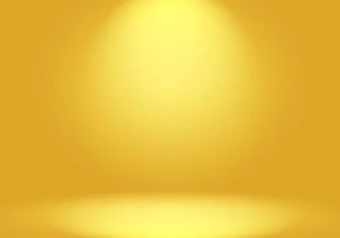 Magic abstract soft colors of shining yellow gradient studio background. Stock Illustration