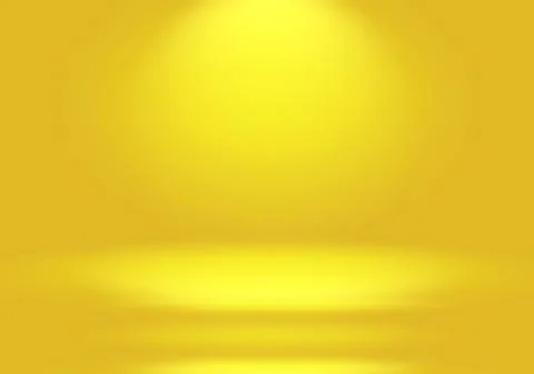 Magic abstract soft colors of shining yellow gradient studio background. Stock Illustration