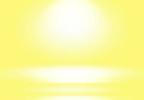Magic abstract soft colors of shining yellow gradient studio background. Stock Illustration