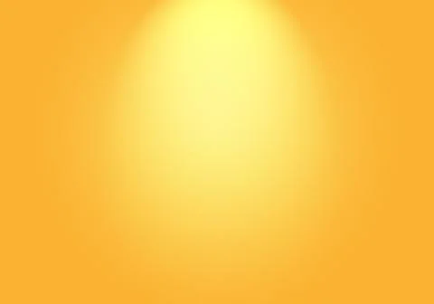 Magic abstract soft colors of shining yellow gradient studio background. Stock Illustration