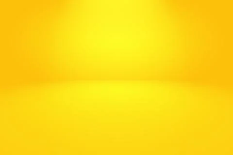 Magic abstract soft colors of shining yellow gradient studio background. Stock Illustration