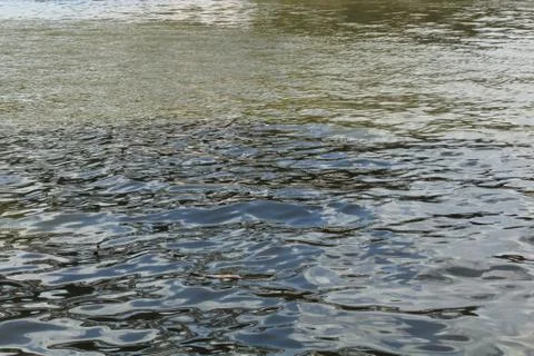 Magic and picturesque patterns on the water Stock Photos