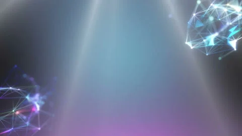 Magic and power concept object cosmic neon structural tunnel and lasers movement Stock Footage 113735522