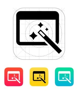 Magic application icon Stock Illustration